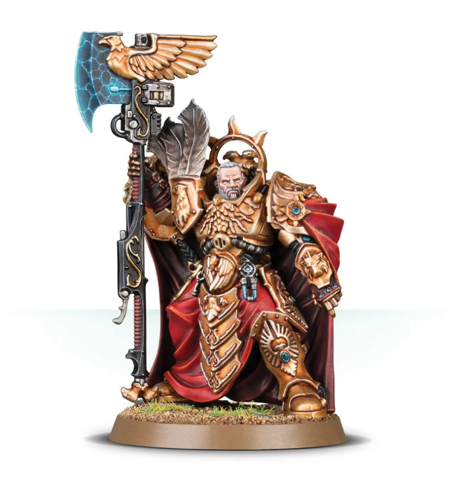 01-10GW Набор Адептус Кустодес. Капитан-генерал Траян Валорис (Adeptus Custodes. Captain-General Trajann Valoris)