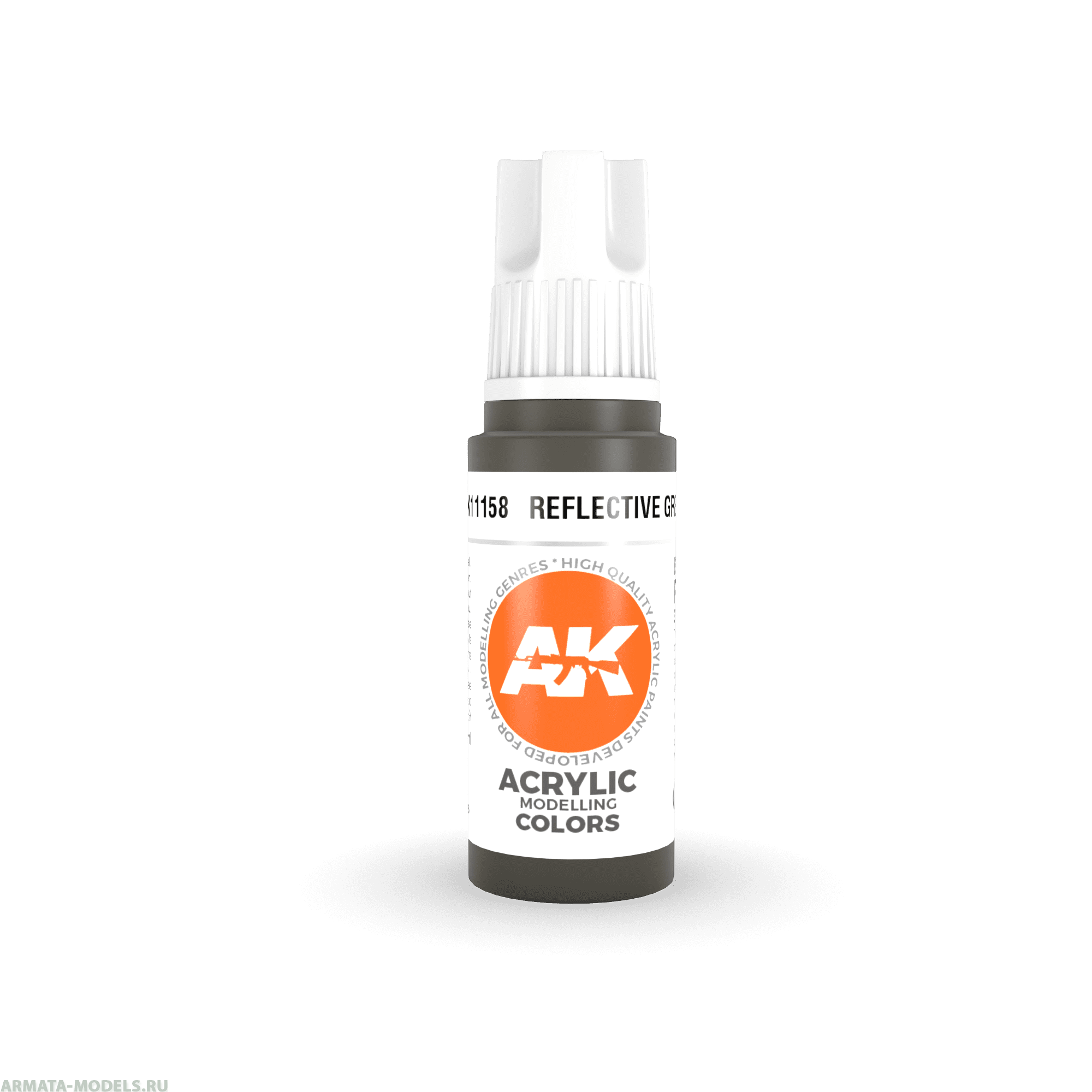 AK11158 Краска акриловая Reflective Green 17ml