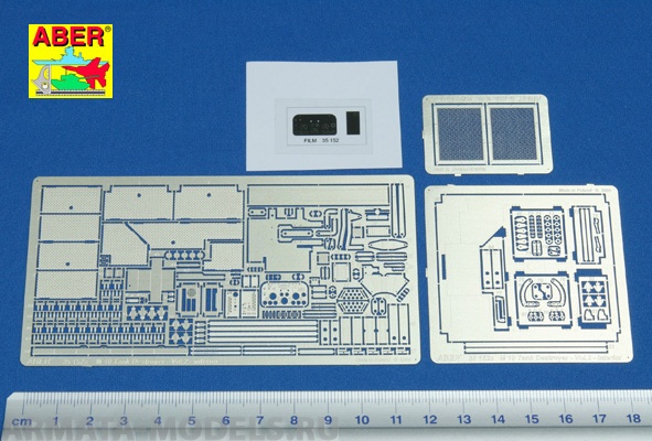 ABR-35 152  Дополнения для  US Tank Destroyer M-10 vol. 2- INTERIOR для Academy 1/35
