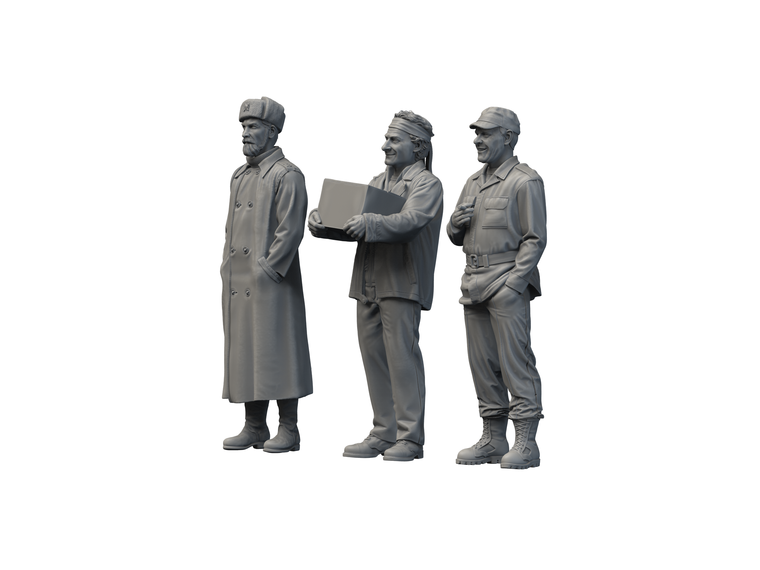 AM35771 Фигуры из кф Особенности национальной рыбалки и охоты 3 шт. Arma Models