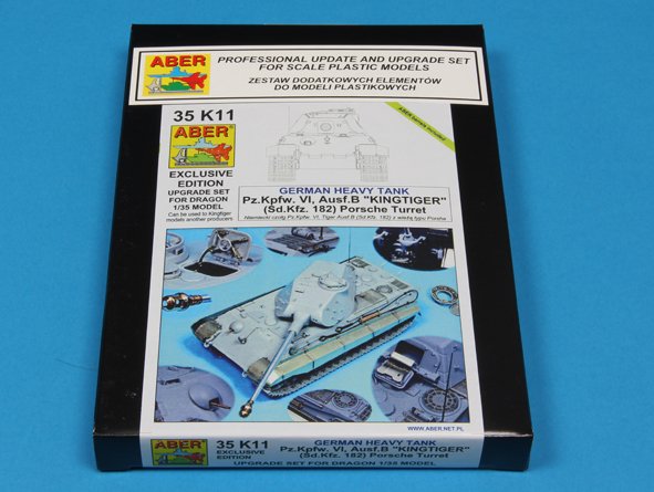 ABR-35-K11  Дополнения для  King Tiger Porsche для Dragon 1/35
