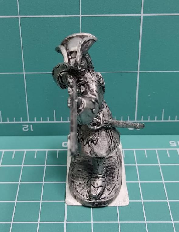 4205ТБ ВИМ, пехота русской армии Петра 1, пеший мушкетер стреляющий стоя, 54 мм Три Богатыря