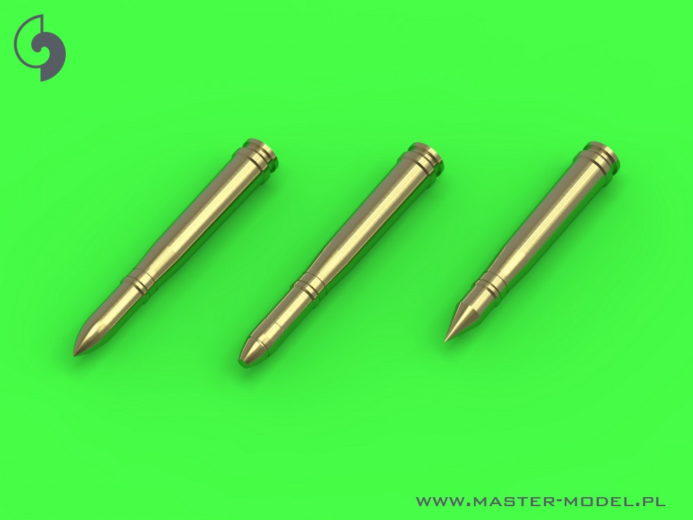 GM-35-019 Немецкие боеприпасы 2 см (кал. 20x138B) для Flak 30/38, KwK 30/38 - снаряды (15 шт.) И 3 типа снарядов (по 5 шт. Каждого типа)