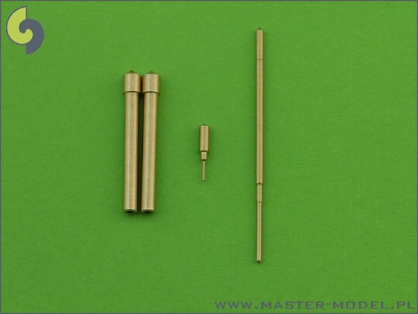 AM-32-041 He-162 Salamander - комплект вооружения и деталей (наконечники стволов MG 151, индикатор передней опоры и трубка Пито)