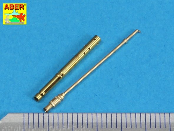 ABR-25-L-03  Дополнения для  Turned barrel for German tank machine gun MG34 для любых моделей 1/25