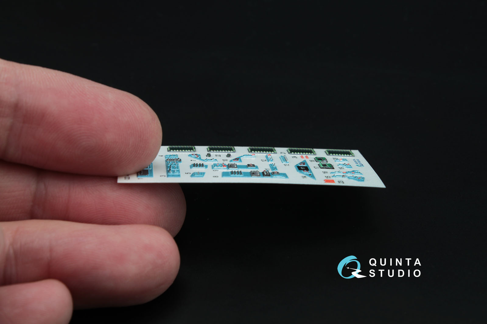 QD48007-Base 1:48 3D Декаль интерьера  кабины Як-130, осн. элементы (для модели  Звезда)