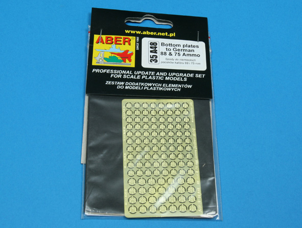 ABR-35-A48  Дополнения для  Bottom plates to German 88 & 75 Ammo для  1/35