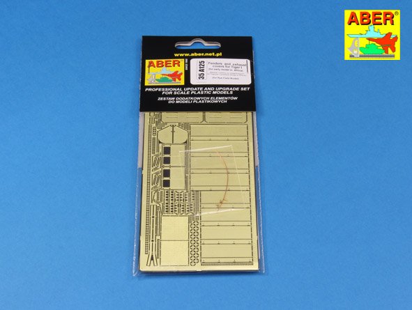 ABR-35-A125  Дополнения для  Fenders and exhaust covers for Tiger I (for early model in Africa) универсальный набор 1/35