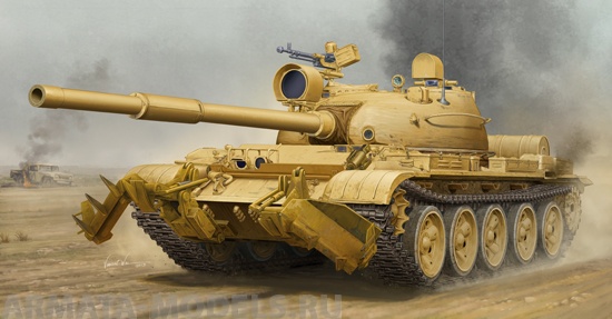 01547 Танк Т-62 мод.1960 (Ирак) Trumpeter
