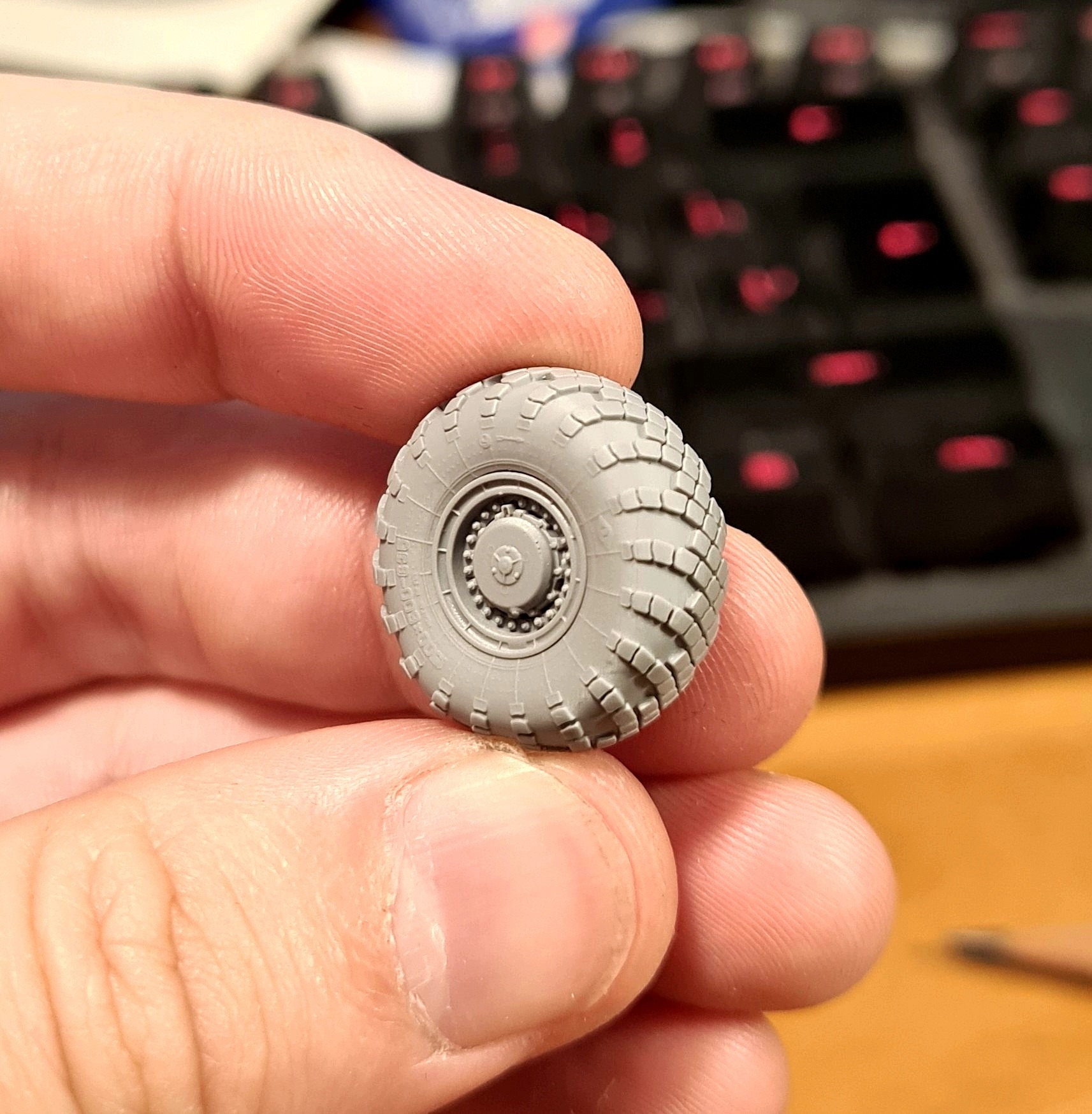 AMB72006 Набор колес ВИ-203 (раннего типа) под нагрузкой (для моделей Звезда)