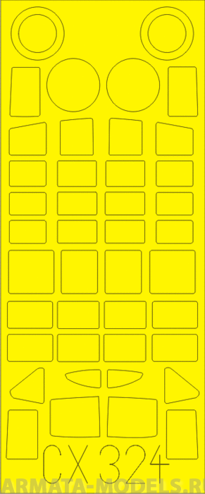 CX324ED  Окрасочная маска SB2C-4 for Cyber Hobby kit 1/72