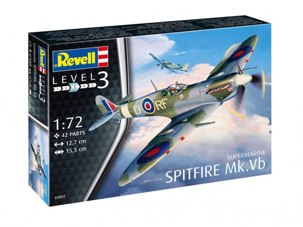 03897 Британский истребитель Spitfire Mk. Vb времен Второй мировой войны Revell