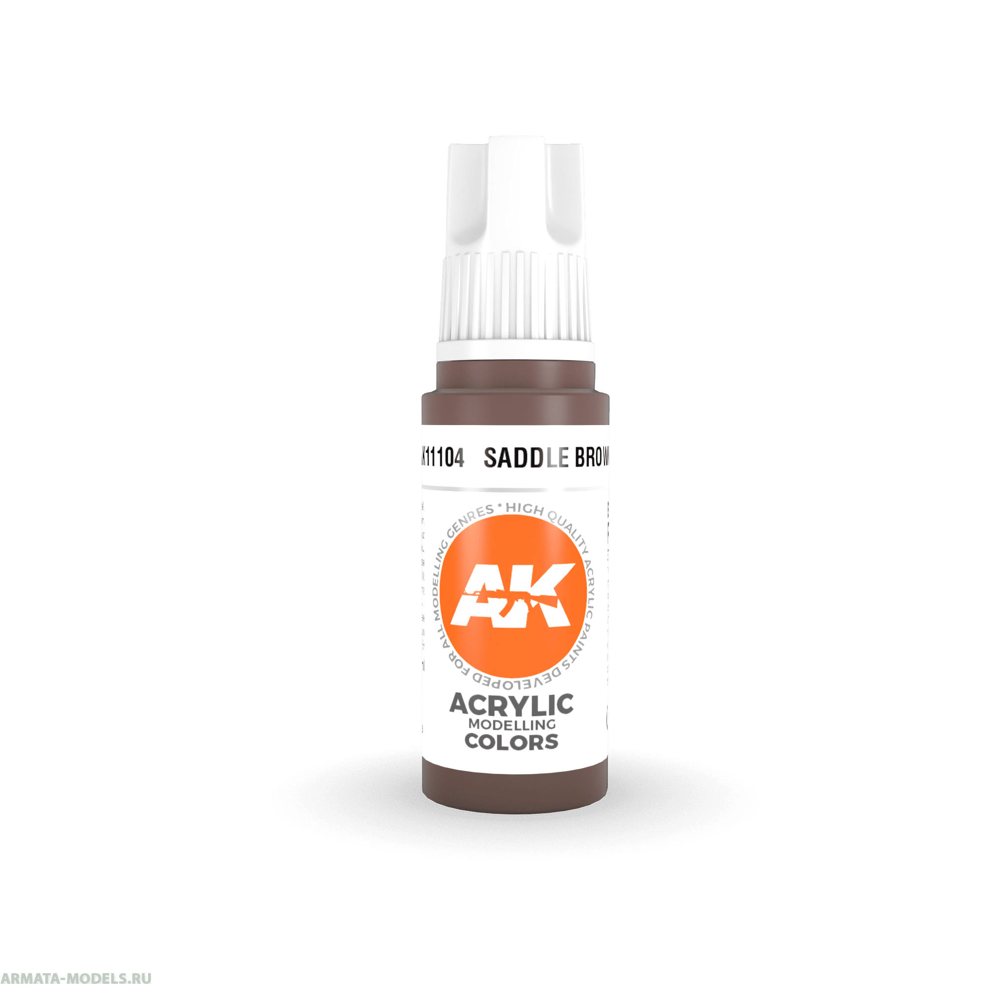 AK11104 Краска акриловая Saddle Brown 17ml