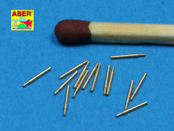 ABR-1:700-L-29  Дополнения для  Set of 14 pcs 152mm (6in) L50 Vickers Mk.M type 41  barrels for Kongo, Haruna, Hiei, Kirishima, Fuso, Yamashiro для  1/700