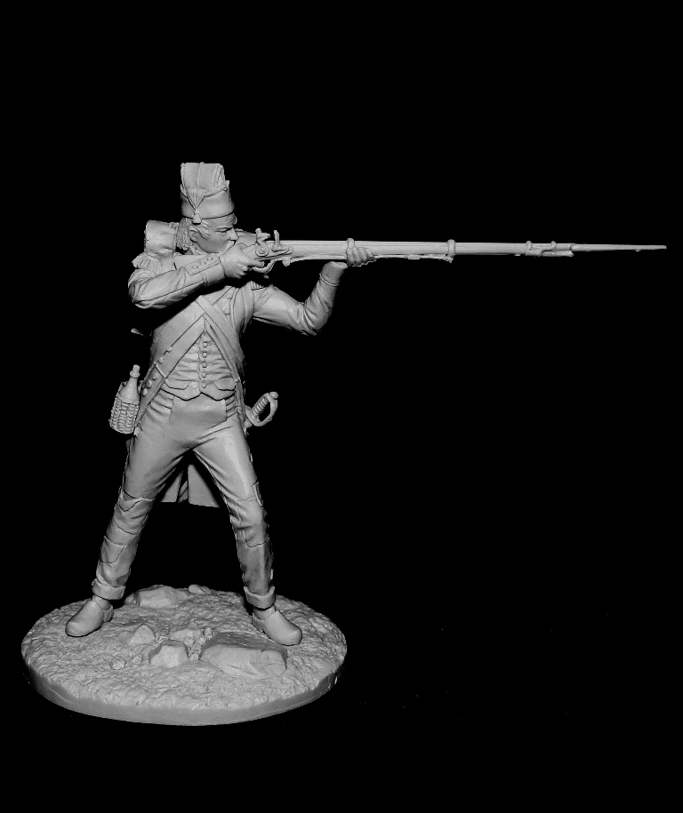 CHM-54130. Гренадер линейных пехотных полубригад, Франция 1794-1801 гг. 54 мм. Материал - смола. Chronos Miniatures