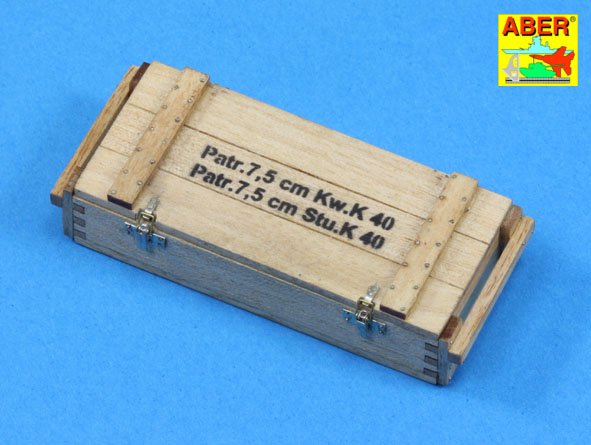 ABR-16-057  Дополнения для  Two transport box with six different 7,5cm ammo for PzKpfw. IV, Ausf, H-J универсальный набор 1/16