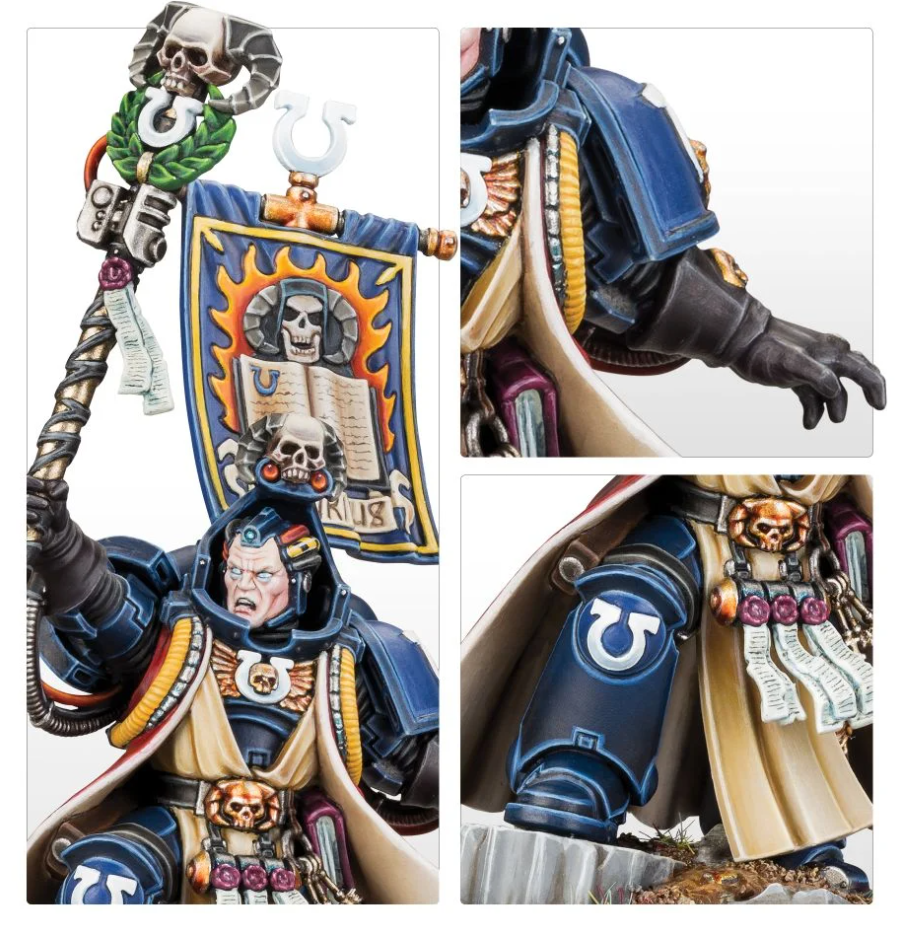 48-100GW Набор Ультрамарины. Старший Библиарий Тигурий (Ultramarines Chief Librarian Tigurius)