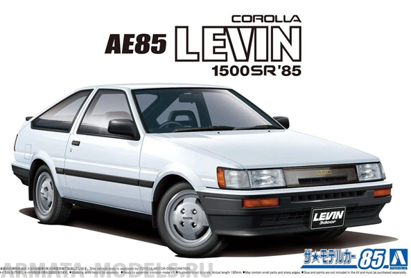 05968 Toyota Corolla Levin AE85 1500SR '85 Aoshima