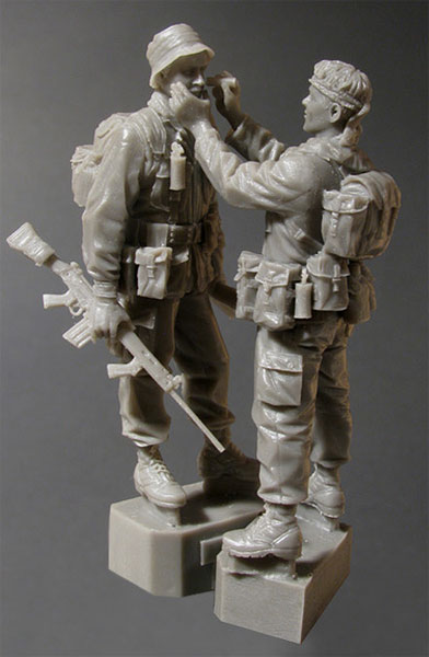 B6-35019 Миниатюра Australian SAS "Jungle make up" Vietnam '68 Bravo6
