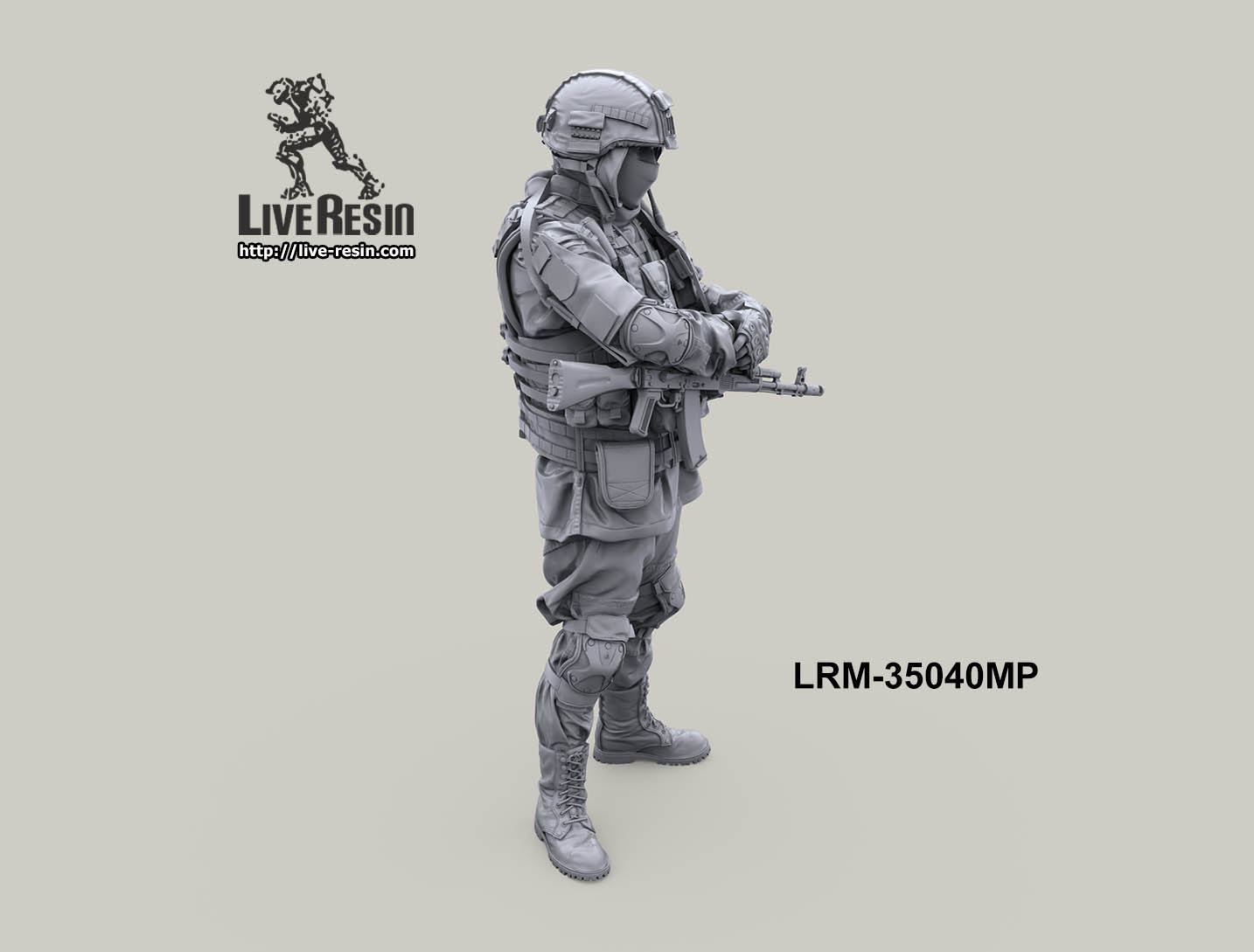 LRM35041MP Боец военной полиции РФ -3 Live Resin