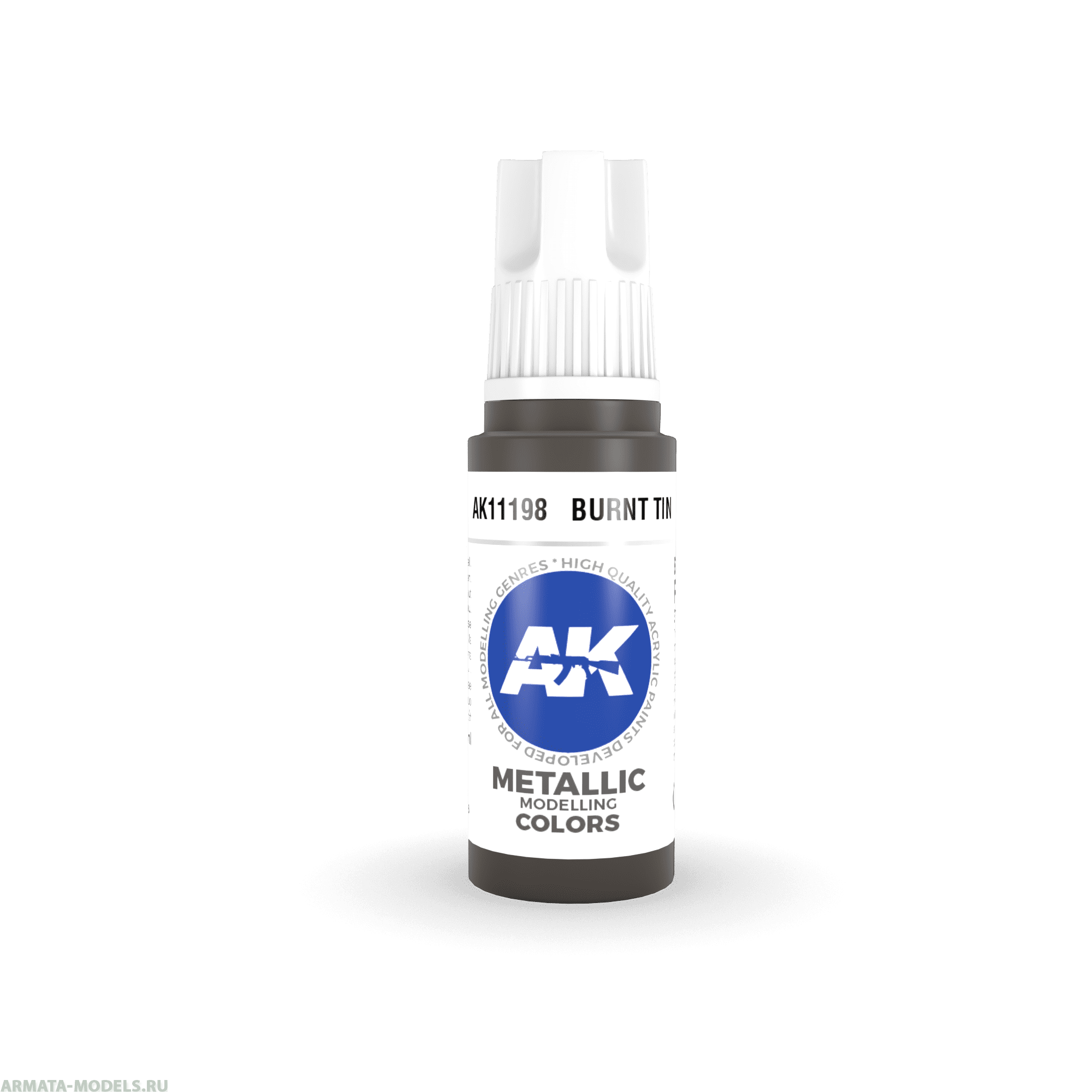 AK11198 Краска акриловая Burnt Tin 17ml