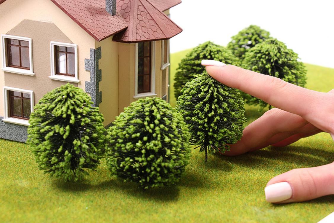 011-ek-n-3 Кустарники для макета. Набор 3 шт. Высота-70 мм.