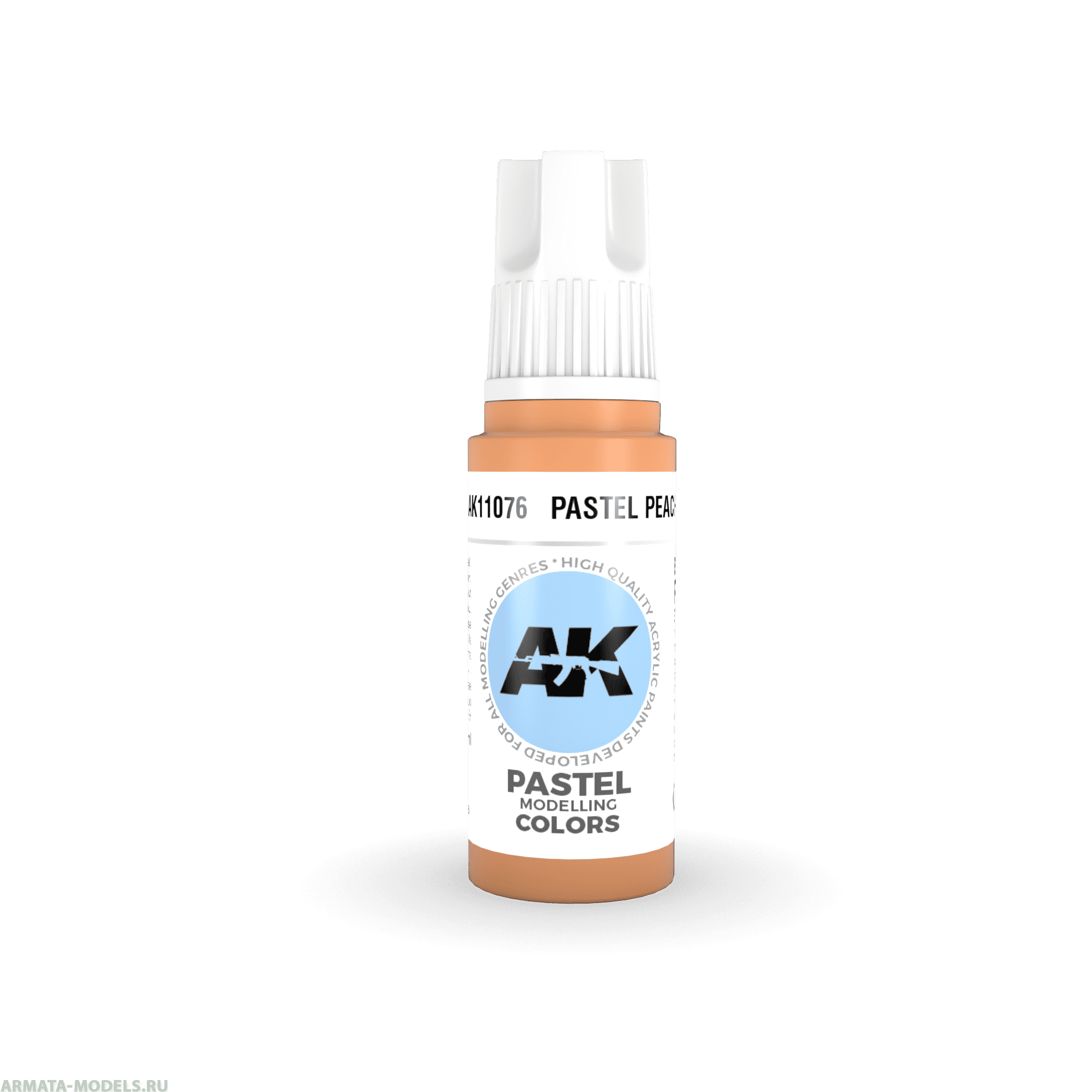 AK11076 Краска акриловая Pastel Peach 17ml