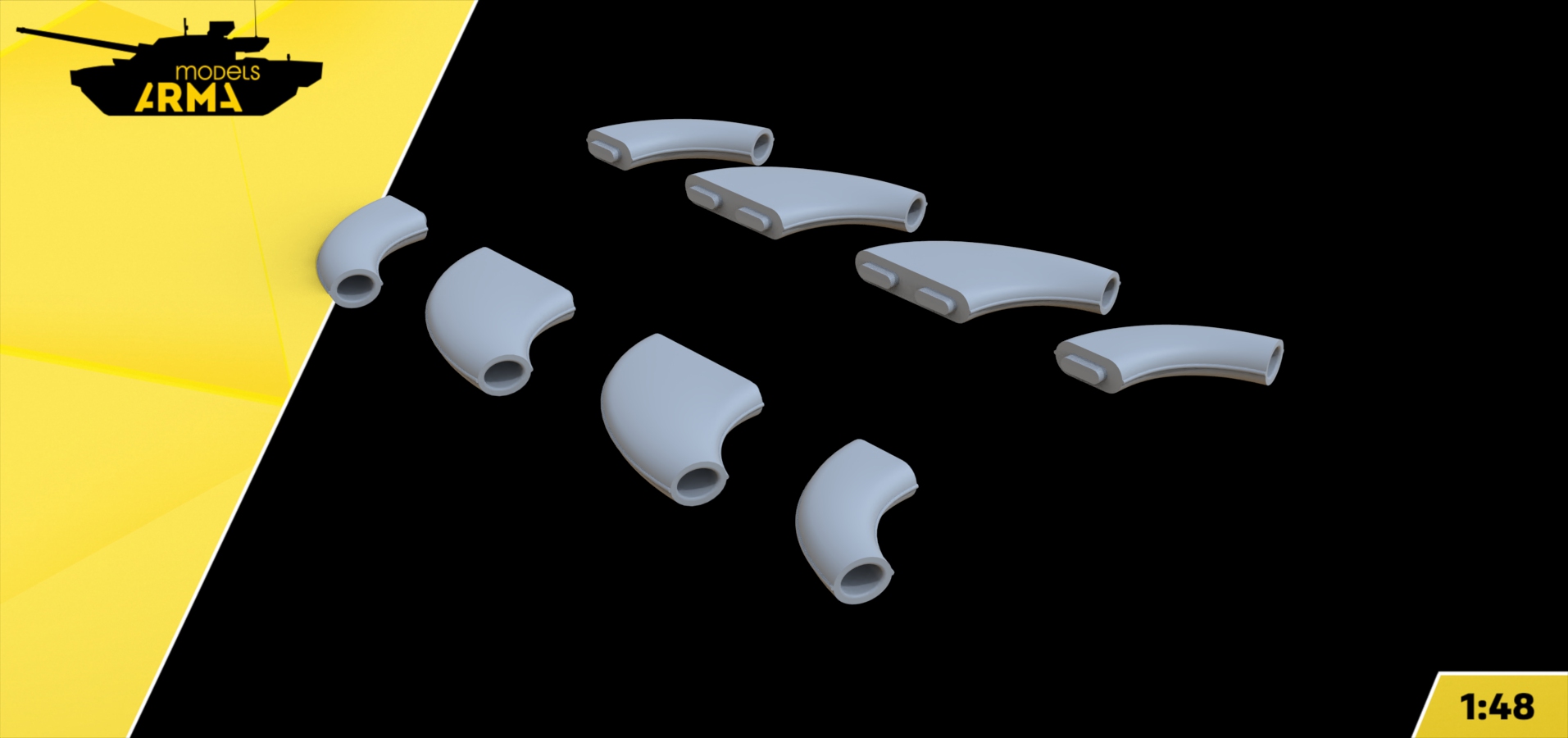 AM48343 Набор патрубков для Як-7Б