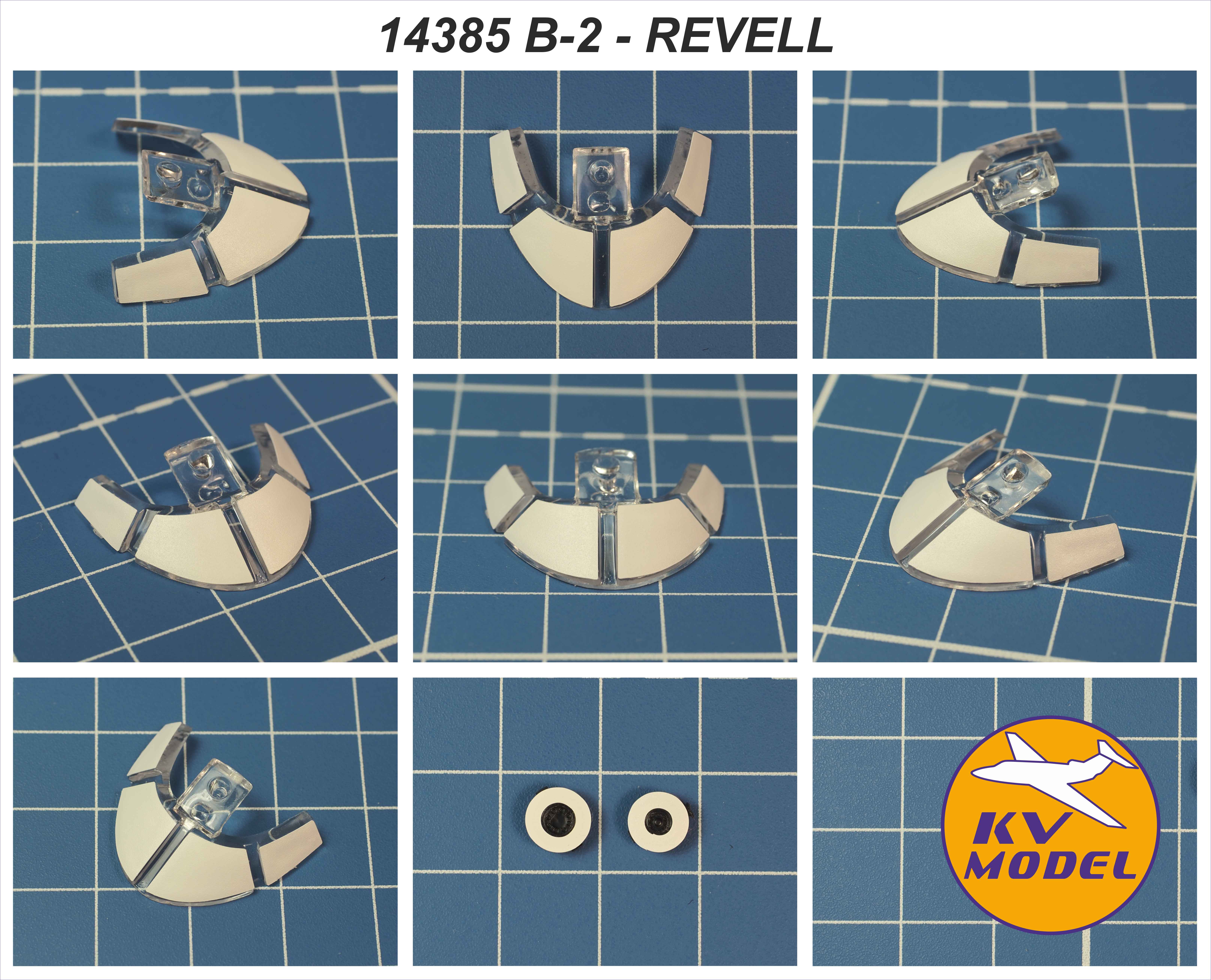 14385KV Окрасочная маска B-2 Stealth Bomber (REVELL #6343, #04070) + маски на диски и колеса