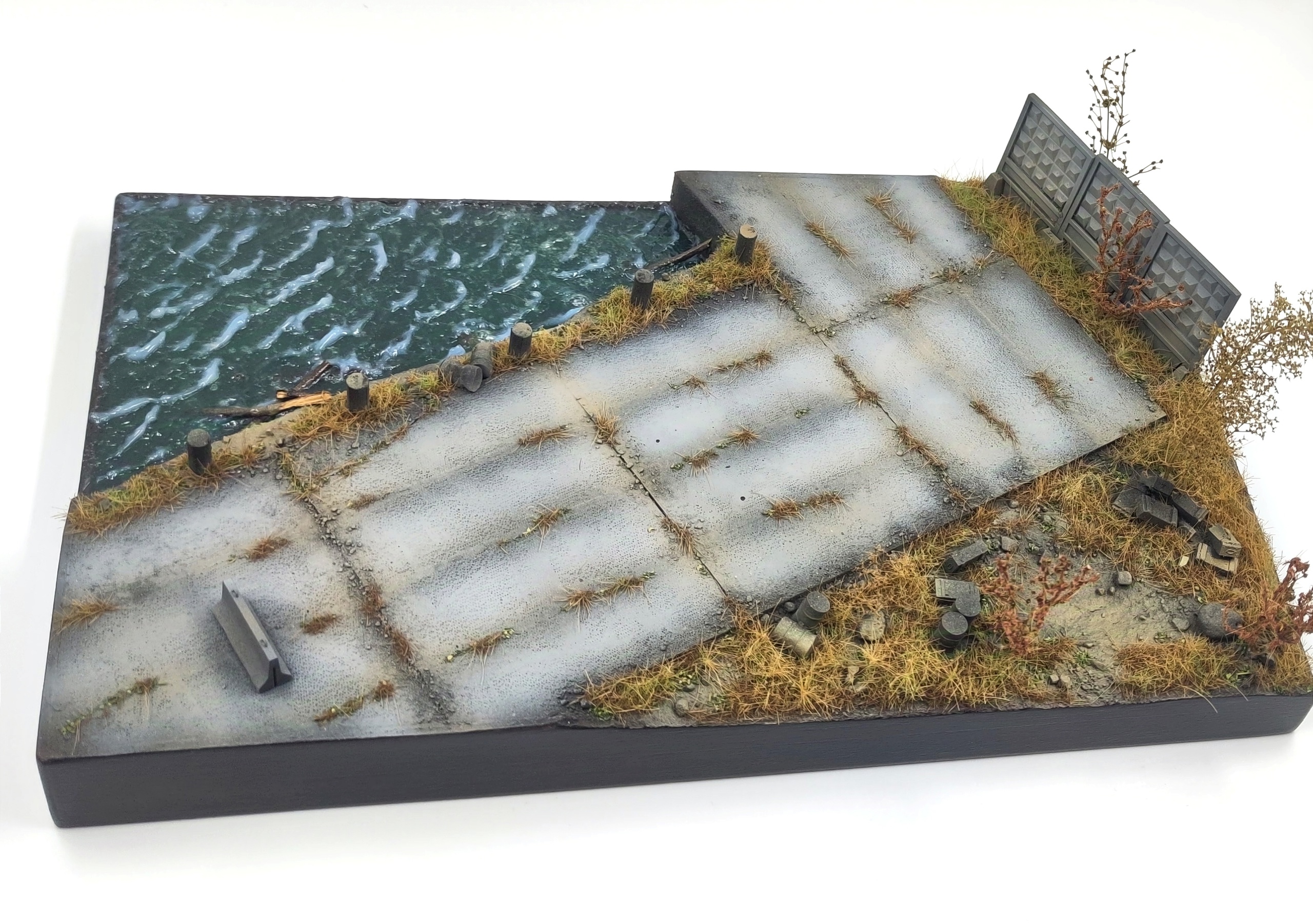 HE-72125 Подставка заброшенная пристань Размер 34*21