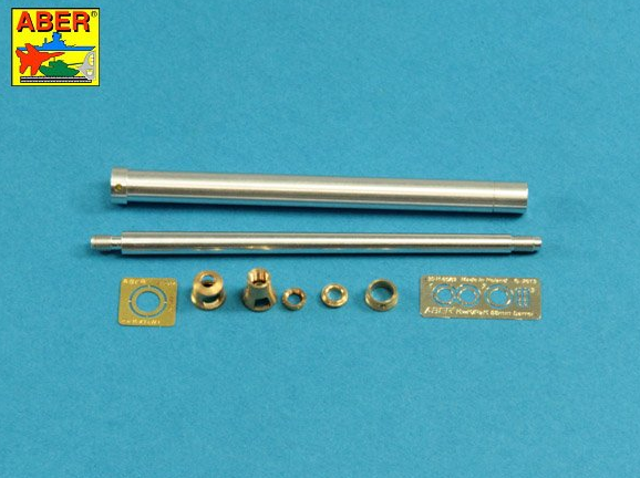 ABR-35-L-260 Точеный ствол Barrel for German 8,8cm Kw.K 43 (L/71) gun used on Tiger B Henschel-Turm  для Hobby Boss