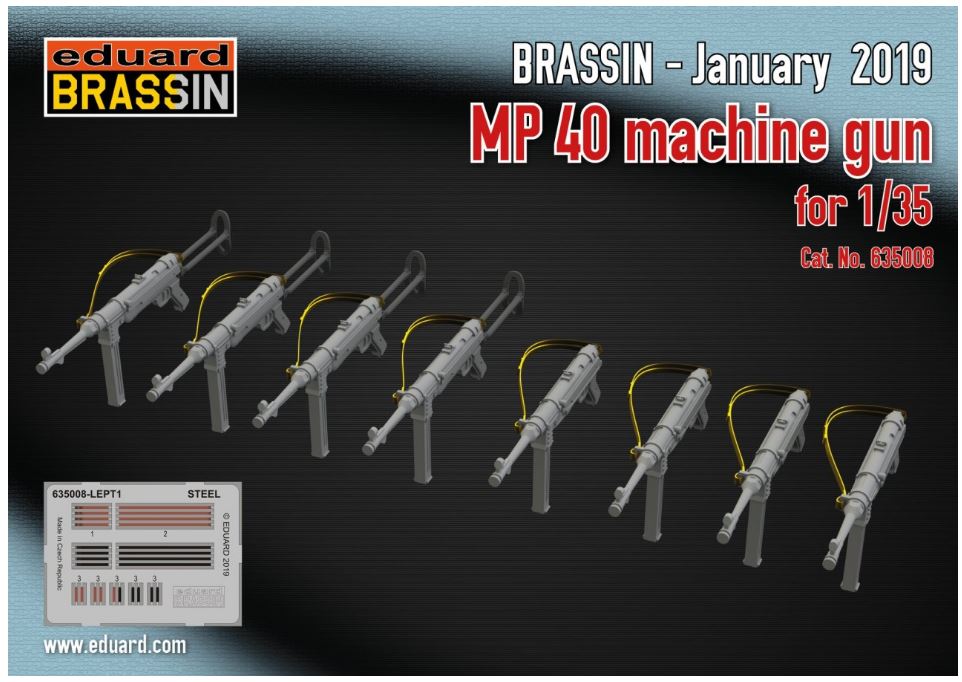 635008 MP 40 machine gun EDUARD