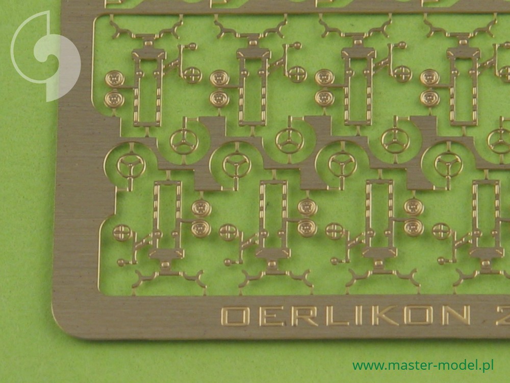 SM-350-050 Oerlikon 20mm USN type - комплектное трехмерное ружье, точеные и протравленные элементы (20 шт.)