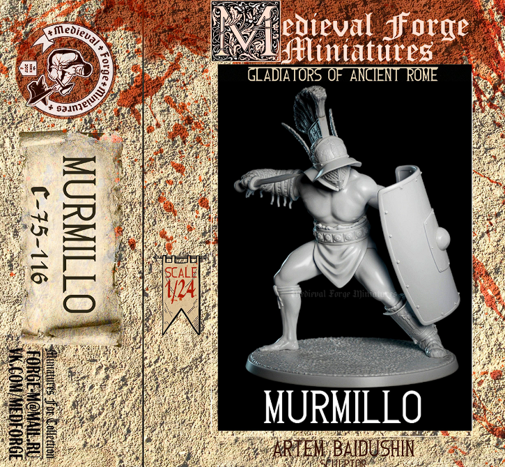 C-75-116 Фигура Murmillo Medieval Forge Miniatures