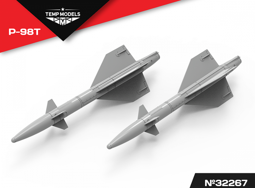 32267 УПРАВЛЯЕМАЯ РАКЕТА Р-98Т АМ 1/32 Temp Models