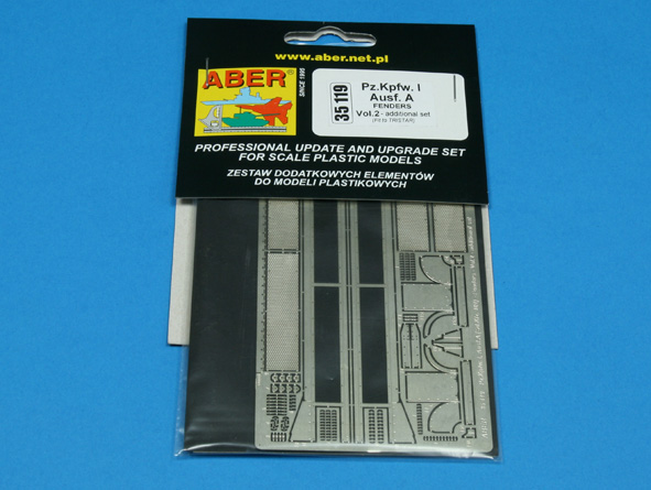 ABR-35-119  Дополнения для  Pz.Kpfw. I, Ausf.A – Vol.2 – additional set – Fenders для Tristar 1/35