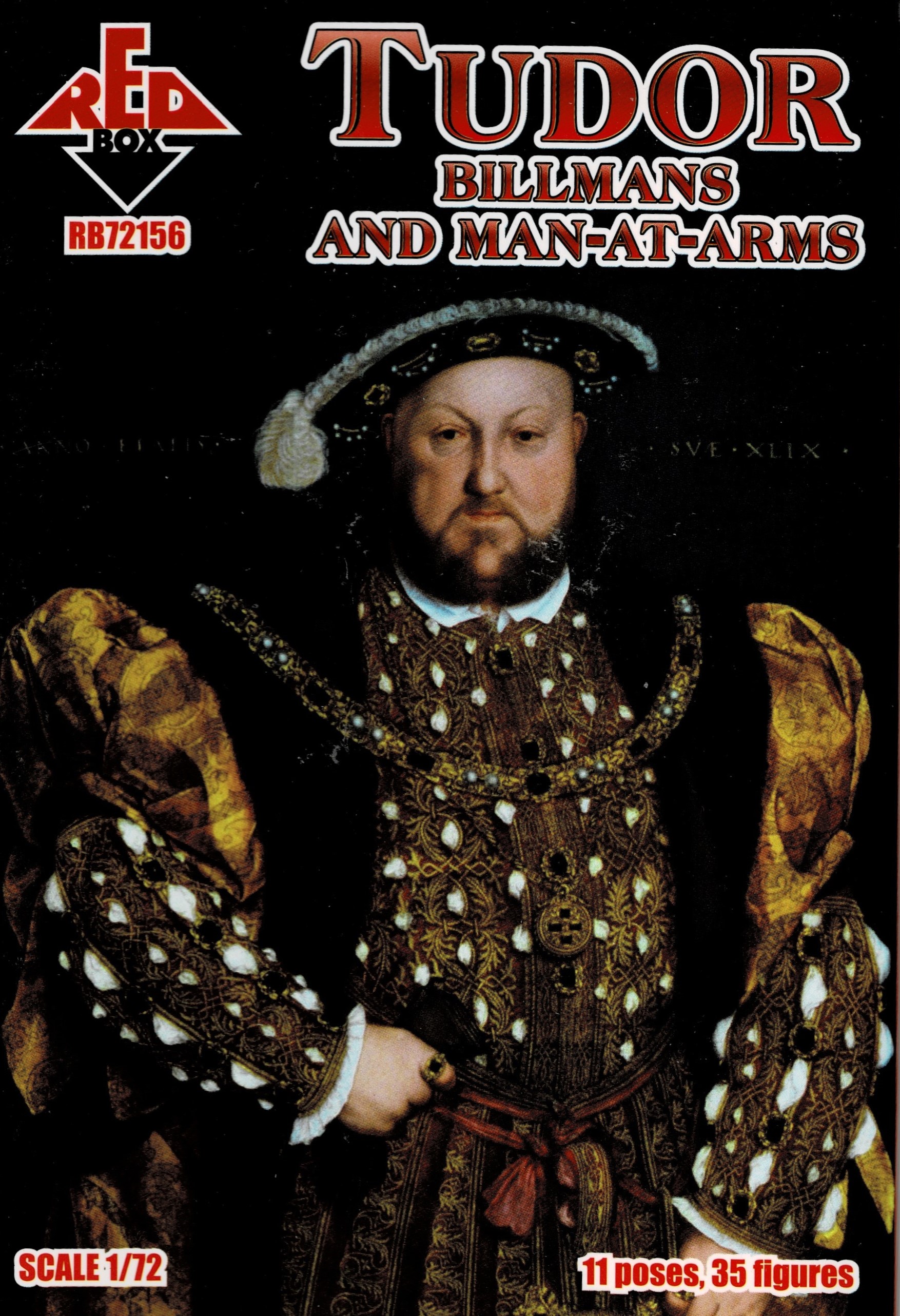 RB72156 Фигуры Tudor Billmen and Men-at-Arms (mid 16th century), Red Box 1/72 Red Box