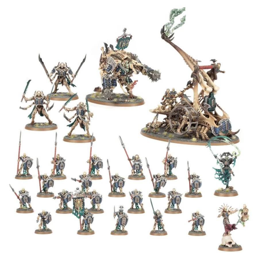 94-34GW Набор Костяные Жрецы Оссиархи. Мортисанский Эшелон (Ossiarch Bonereapers Mortisan Tithe-Echelon)