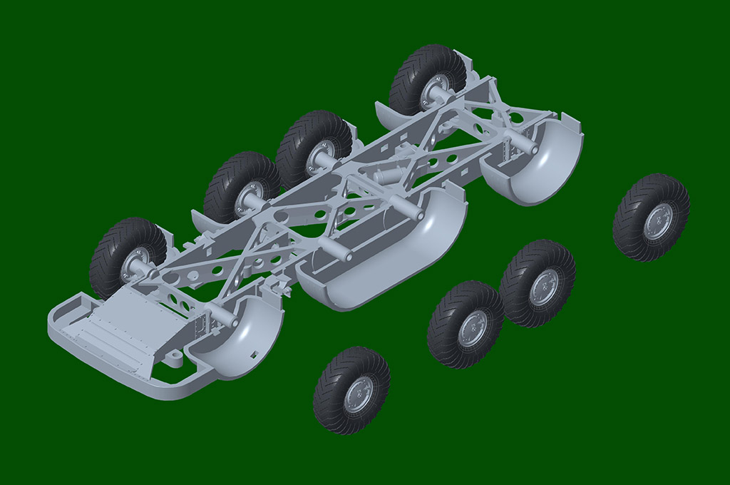 07180P РСЗО Russian 9P140 TEL of 9K57 Uragan Multiple Launch Rocket System Trumpeter