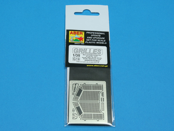 ABR-35-G19  Дополнения для  Antigranate screen for KwK 38 Lavete  для Dragon models 1/35