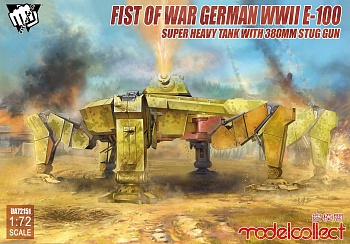 UA72151 Fist of War German WWII E-100 Super Heavy Tank with 380mm Stug Gun