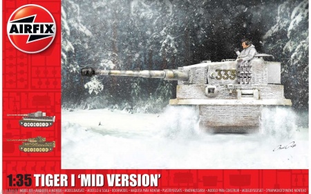 A1359 Сборная модель танка Tiger-1 Mid Version Airfix