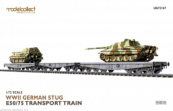 UA72167 WWII German Stug E50/75 Transport Train