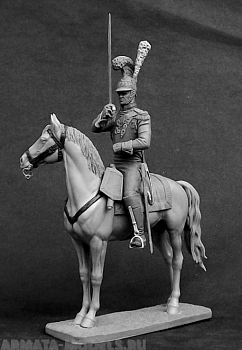 CHM-54256. Офицер саксонского кирасирского полка Фон Цастров 1810-13 гг. 54 смола.