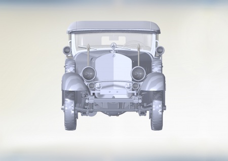 35532 Typ G4 (W31) с раскрытым тентом Германский пассажирский автомобиль II МВ ICM