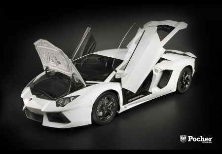 Lamborghini Aventador White Isis  (Глянцевый белый)