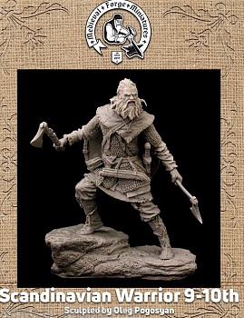 C-75-008 Фигура Скандинавский воин 9-10 века 75мм