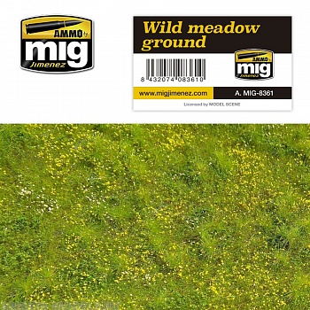 AMIG8361 Ammo Mig Основание для диорамы WILD MEADOW GROUND