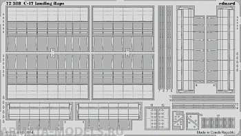 72588ED  C-47 landing flaps (for Airfix kit) 1/72