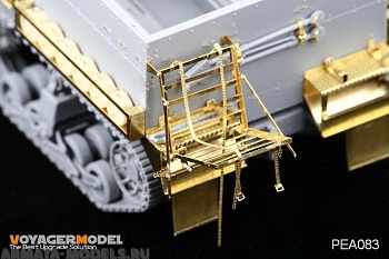 PEA083 Набор фототравления 1/35 Stowager holder  for M2 or M3 half track (For DRAGON)